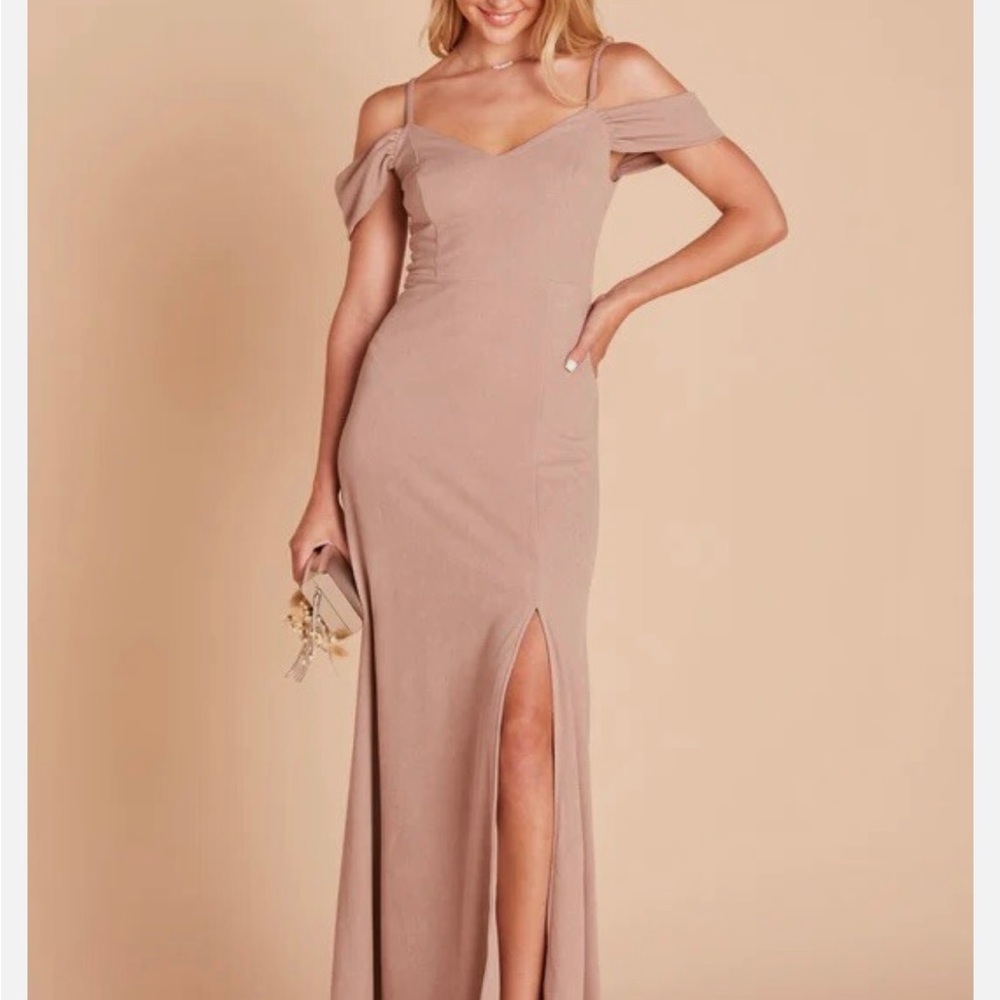 Birdy Grey Dev Crepe Taupe Dress